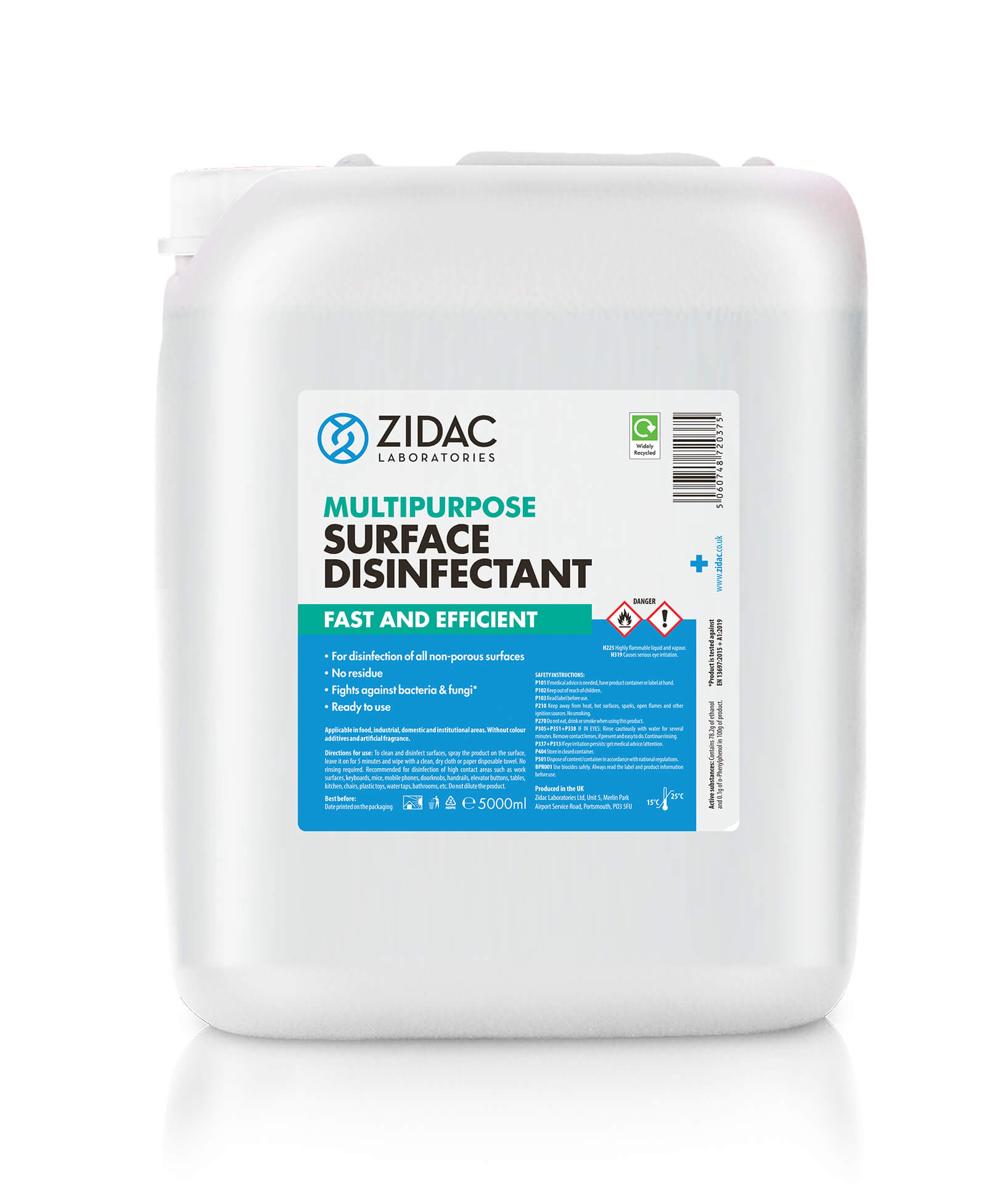 Commercial Surface Sanitiser | Zidac