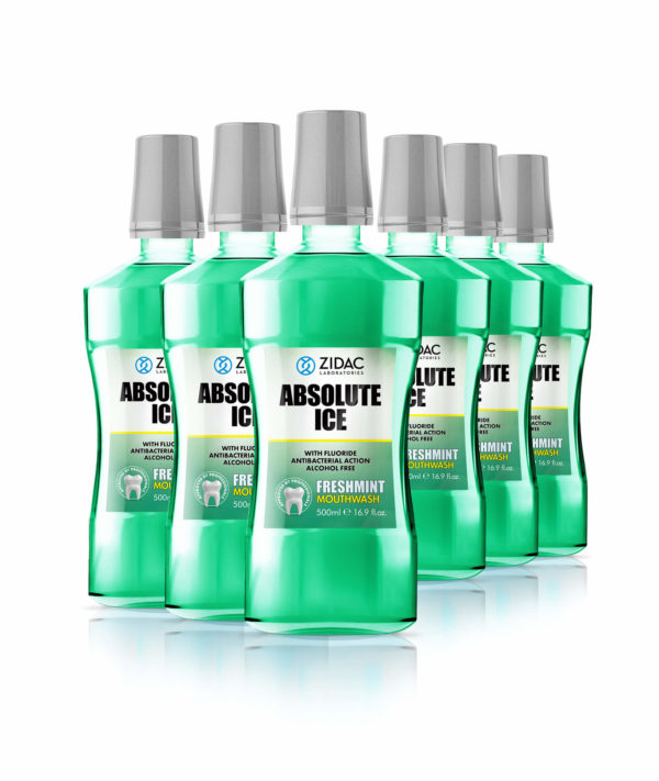 Absolute Ice Freshmint Mouthwash Multipack | Zidac