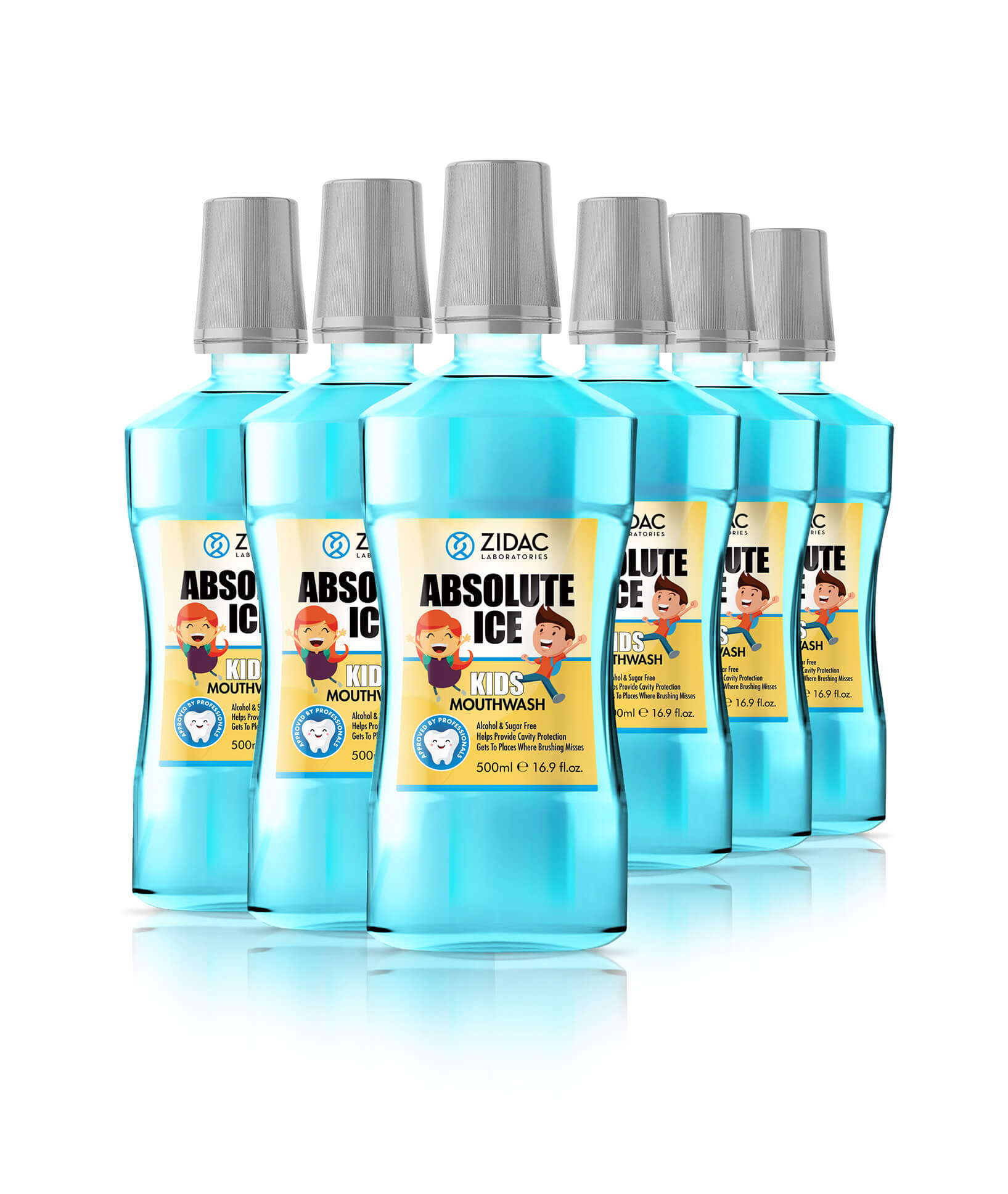 Absolute Ice Kids Mouthwash Multipack | Zidac