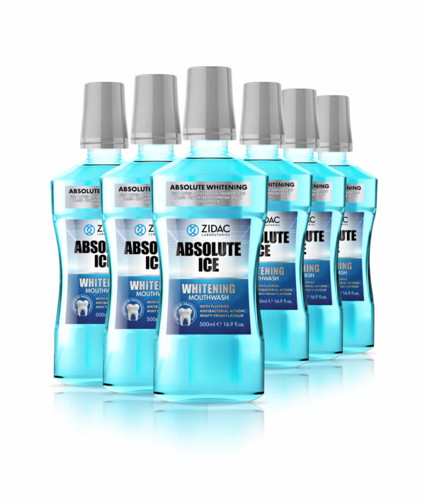 Absolute Ice Whitening Mouthwash Multipack | Zidac